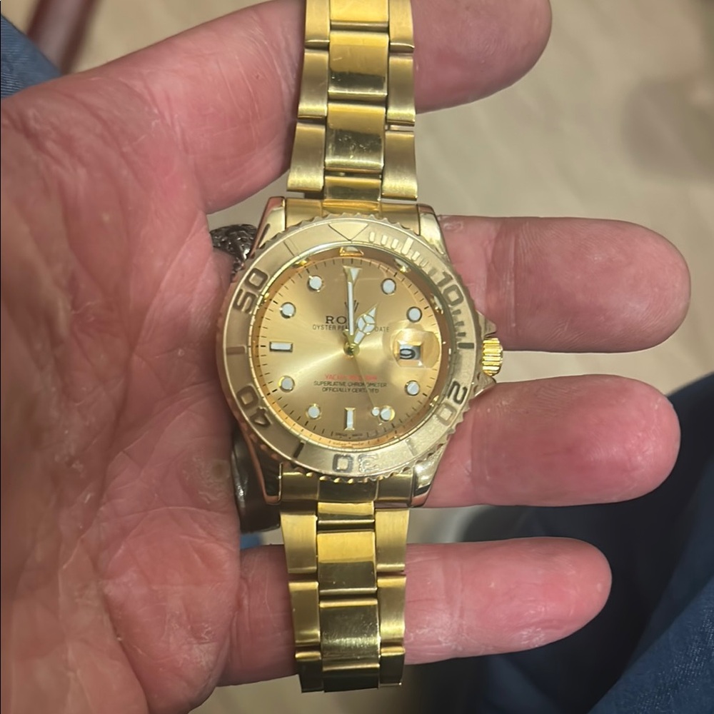 Rolex Gold Watch Yacht Master